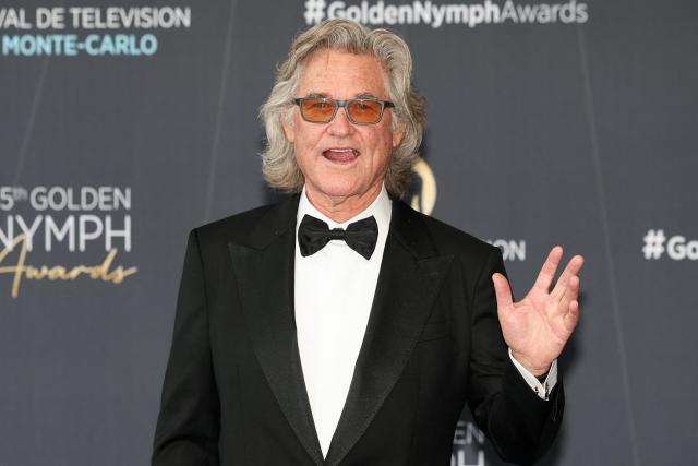 US actor Kurt Russell arrives for the closing ceremony of the 65th Monte-Carlo Television Festival in Monaco on June 16, 2026. (Photo by Valery HACHE / AFP)