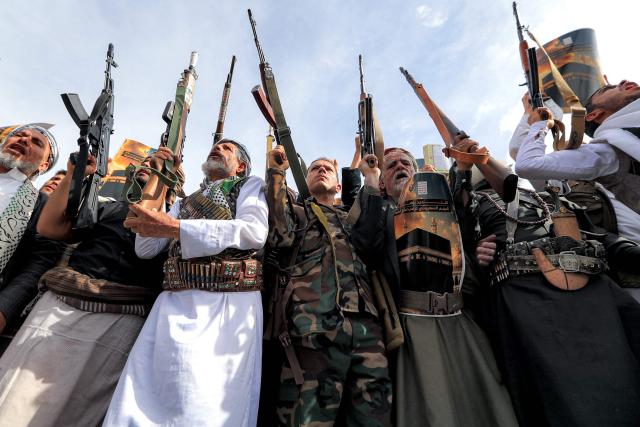 Supporters of the Iranian-backed Huthi movement gather at a mass rally, denouncing what they perceive to be derogatory comments by the US president regarding the Muslim holy city of Mecca, in Yemen's Huthi-held capital Sanaa on June 16, 2026. US President Donald Trump had on June 13 had 
criticised the presidential library of his predecessor, Democrat Barack Obama, saying "ten years from now [it] will be a 'Mecca' for those who hate America!", drawing backlash from conservative Muslims.

 
He said Monday that loaded oil tankers were moving out of the strait, apparently on a route near to Oman, in a post on his Truth Social platform. (Photo by Mohammed HUWAIS / AFP)
