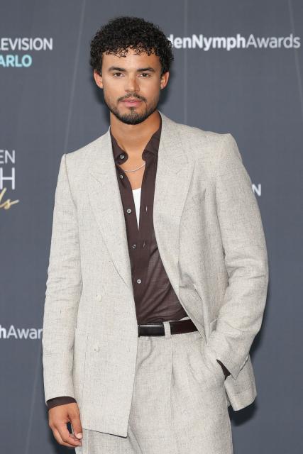 British actor Matthew Broome arrives for the closing ceremony of the 65th Monte-Carlo Television Festival in Monaco on June 16, 2026. (Photo by Valery HACHE / AFP)