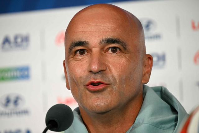 Portugal's Spanish head coach Roberto Martinez gives an MD-1 press conference at the Houston Stadium in Houston on June 16, 2026, on the eve of the 2026 World Cup Group K football match between Portugal and Congo DR. (Photo by RONALDO SCHEMIDT / AFP)