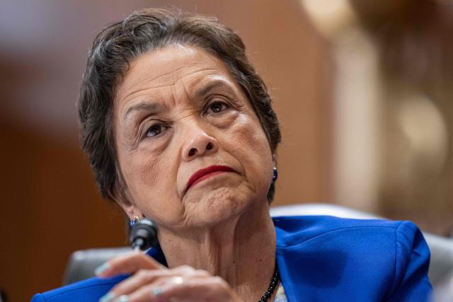 Lourdes "Lou" Aflague Leon Guerrero, Governor of Guam, testifies before a full committee hearing entitled "The State of the US Territories" on Capitol Hill in Washington, DC, on June 17, 2026. (Photo by Ken Cedeno / AFP)