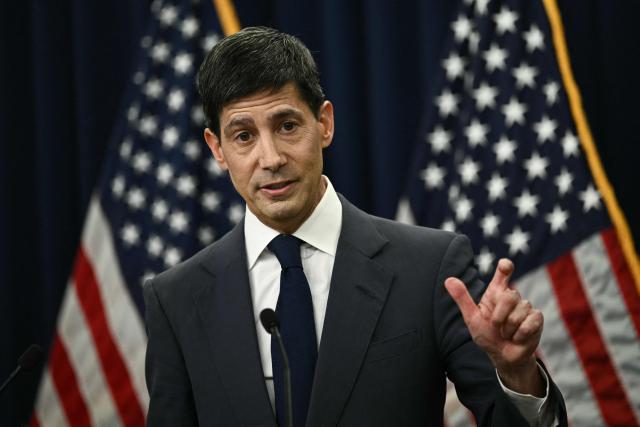US Federal Reserve chairman Kevin Warsh speaks during a press conference in Washington, DC, on June 17, 2026. (Photo by Brendan SMIALOWSKI / AFP)