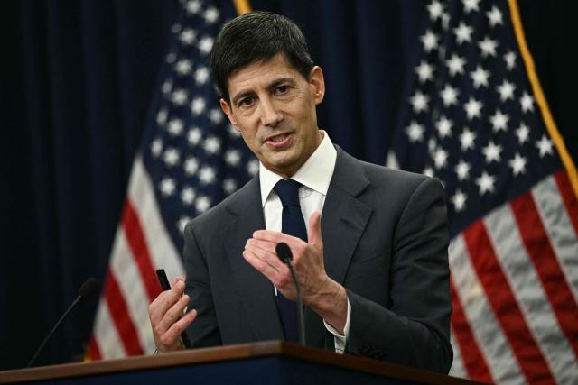 US Federal Reserve chairman Kevin Warsh speaks during a press conference in Washington, DC, on June 17, 2026. (Photo by Brendan SMIALOWSKI / AFP)