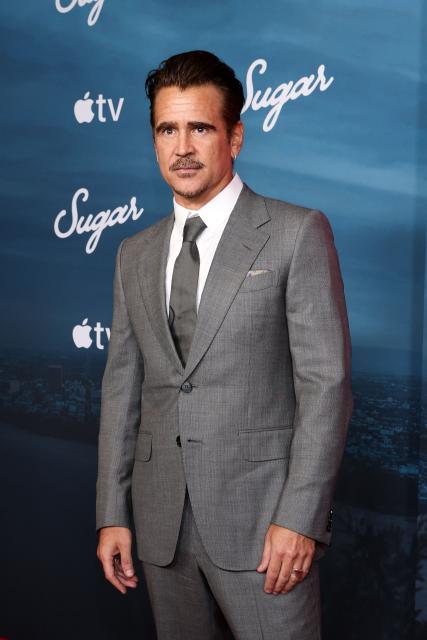 Irish actor Colin Farrell attends the premiere of Apple TV's "Sugar", Season Two, at the Hammer Museum in Los Angeles on June 17, 2026. (Photo by VALERIE MACON / AFP)