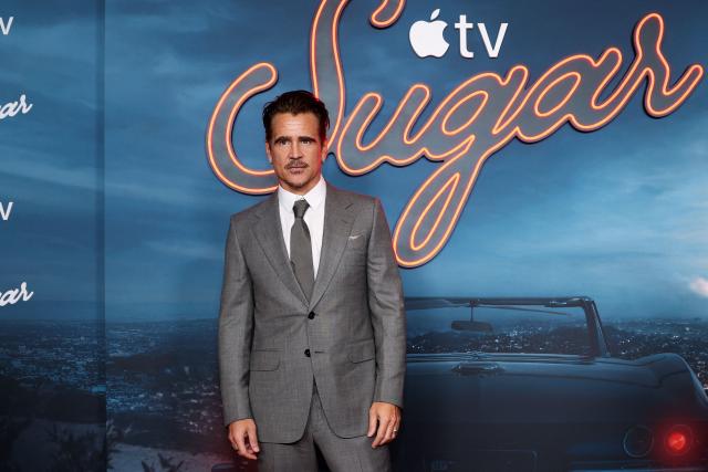 Irish actor Colin Farrell attends the premiere of Apple TV's "Sugar", Season Two, at the Hammer Museum in Los Angeles on June 17, 2026. (Photo by VALERIE MACON / AFP)