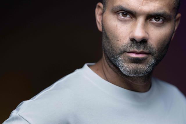 French-American former professional basketball player and businessman Tony Parker poses during a photo session in Paris on June 18, 2026. Tony Parker speaks with AFP as he begins his coaching career at the head of the French U17 team, which is preparing to compete in the World Cup. (Photo by Joel Saget / AFP)