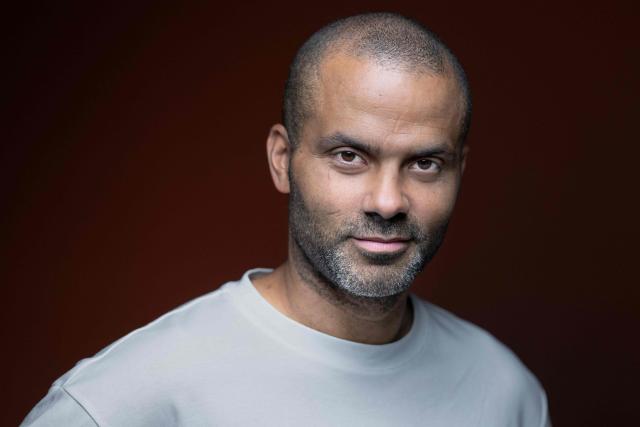 French-American former professional basketball player and businessman Tony Parker poses during a photo session in Paris on June 18, 2026. Tony Parker speaks with AFP as he begins his coaching career at the head of the French U17 team, which is preparing to compete in the World Cup. (Photo by Joel Saget / AFP)