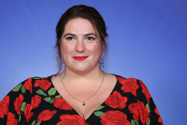 French actress Charlotte Gaccio poses during the TF1 Upfront 2026 photocall in Boulogne-Billancourt, West of Paris, on June 18, 2026. (Photo by Alain JOCARD / AFP)