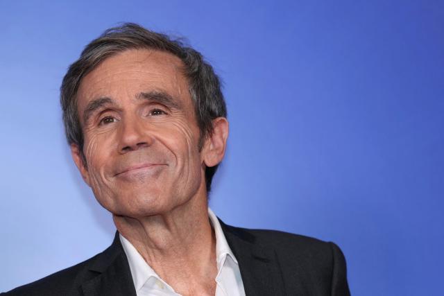 French TV host and journalist David Pujadas poses during the TF1 Upfront 2026 photocall in Boulogne-Billancourt on June 18, 2026. (Photo by Alain JOCARD / AFP)