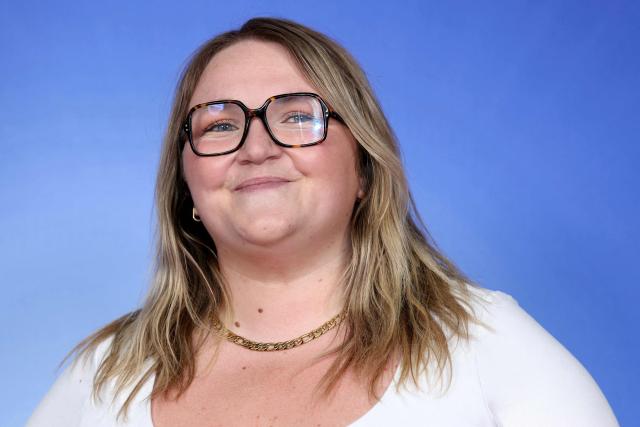 French singer Lola Dubini poses during the TF1 Upfront 2026 photocall in Boulogne-Billancourt, West of Paris, on June 18, 2026. (Photo by Alain JOCARD / AFP)