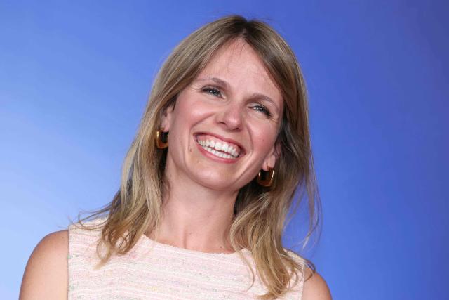 French journalist Garance Pardigon poses during the TF1 Upfront 2026 photocall in Boulogne-Billancourt, West of Paris, on June 18, 2026. (Photo by Alain JOCARD / AFP)