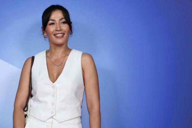 French TV host Karima Charni poses during the TF1 Upfront 2026 photocall in Boulogne-Billancourt, West of Paris, on June 18, 2026. (Photo by Alain JOCARD / AFP)