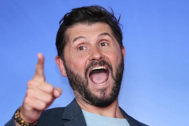 French TV host Christophe Beaugrand poses during the TF1 Upfront 2026 photocall in Boulogne-Billancourt, West of Paris, on June 18, 2026. (Photo by Alain JOCARD / AFP)