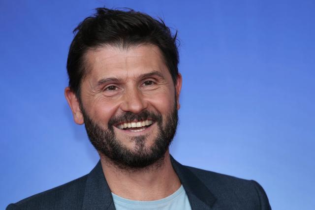 French TV host Christophe Beaugrand poses during the TF1 Upfront 2026 photocall in Boulogne-Billancourt, West of Paris, on June 18, 2026. (Photo by Alain JOCARD / AFP)