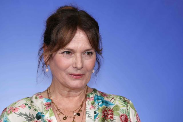 Belgian actress Cecilia Hornus poses during the TF1 Upfront 2026 photocall in Boulogne-Billancourt, West of Paris, on June 18, 2026. (Photo by Alain JOCARD / AFP)