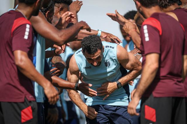 Cape Verde's defender #04 Pico Lopes takes part in a training session during the 2026 World Cup tournament at Waters Sportsplex in Tampa, Florida on June 18, 2026. (Photo by PATRICIA DE MELO MOREIRA / AFP)