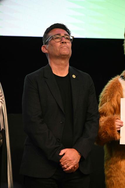 Labour candidate Andy Burnham waits to hear the results of the election for MP of Makerfield, at the count centre venue, the Edge in Wigan, northwest England on June 18, 2026. (Photo by Oli SCARFF / AFP)