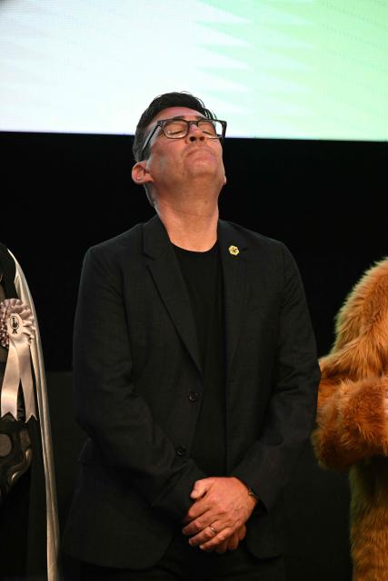 Labour candidate Andy Burnham waits to hear the results of the election for MP of Makerfield, at the count centre venue, the Edge in Wigan, northwest England on June 18, 2026. (Photo by Oli SCARFF / AFP)
