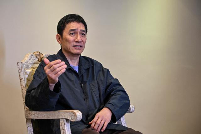 Hong Kong actor Tony Leung Chiu-wai speaks during an interview with AFP at the 28th Shanghai International Film Festival in Shanghai on June 19, 2026. (Photo by Hector RETAMAL / AFP)