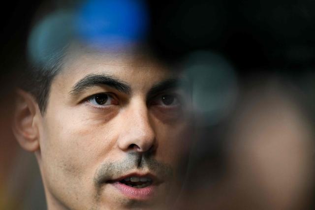 Netherlands' Prime Minister Rob Jetten speaks during the final press conference as part of the EU Summit at the EU headquarters in Brussels, on June 19, 2026. (Photo by NICOLAS TUCAT / AFP)