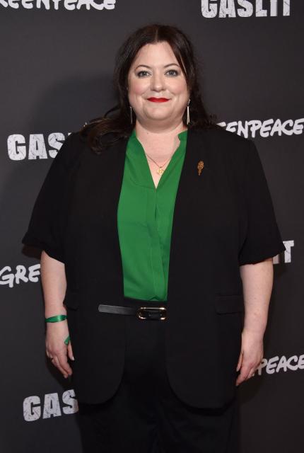 US director Katie Camosy attends the Los Angeles premiere of "Gaslit" at the Laemmle Monica Film Center in Santa Monica, California on June 19, 2026. (Photo by Chris DELMAS / AFP)