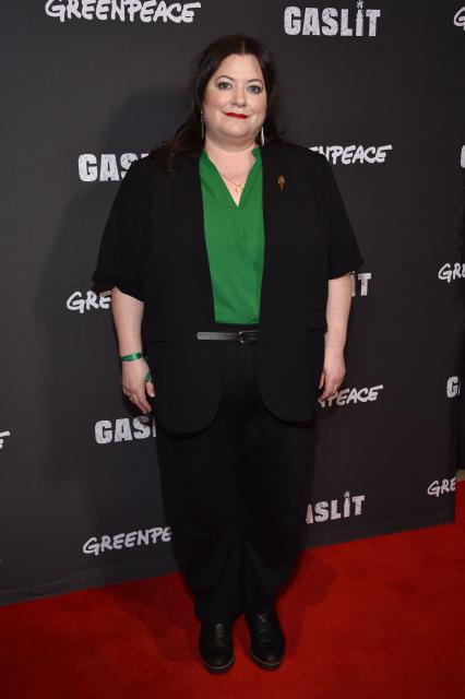 US director Katie Camosy attends the Los Angeles premiere of "Gaslit" at the Laemmle Monica Film Center in Santa Monica, California on June 19, 2026. (Photo by Chris DELMAS / AFP)