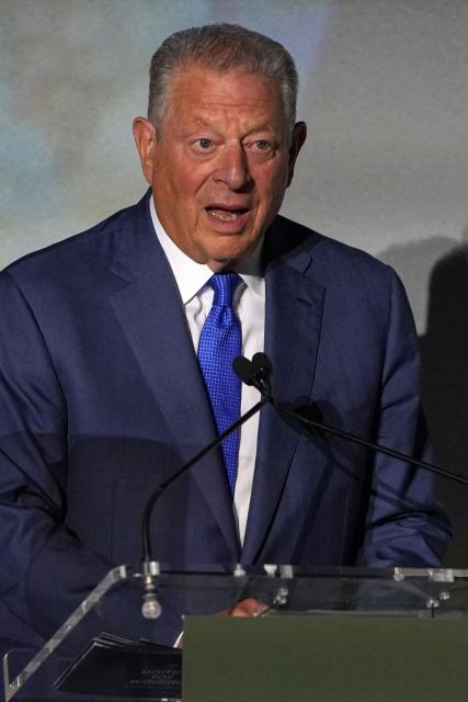 Former US Vice President Al Gore during a landmark Business Forum for The Royal Foundation's United for Wildlife in London on June 22, 2026. (Photo by Kirsty Wigglesworth / POOL / AFP)