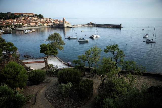 This photograph taken on June 20, 2026 shows the Collioure marina, in Collioure in the Pyrenees-Orientales department, southwestern France. (Photo by Lionel BONAVENTURE / AFP)