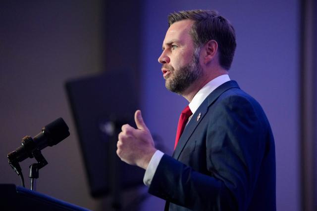 US Vice President JD Vance speaks to members of the media after the US and Iran held high-level talks aimed at advancing a deal to end the Middle East conflict at the Lake Lucerne Summit, at the Burgenstock luxury hotel complex overlooking Lake Lucerne, Switzerland, on June 22, 2026. US Vice President JD Vance said on June 22, 2026 that a first round of US-Iran talks in Switzerland had laid a good foundation for reaching a final deal on ending the Middle East war. (Photo by Nathan Howard / POOL / AFP)