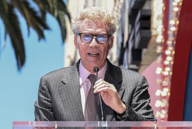 US actor Will Ferrell speaks during the Hollywood Walk of Fame Star ceremony honoring US actress Molly Shannon in the Hollywood neighborhood of Los Angeles on June 22, 2026. (Photo by VALERIE MACON / AFP)