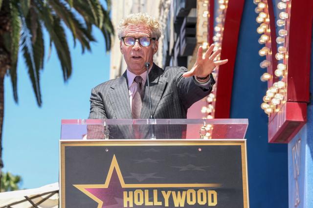 US actor Will Ferrell speaks during the Hollywood Walk of Fame Star ceremony honoring US actress Molly Shannon in the Hollywood neighborhood of Los Angeles on June 22, 2026. (Photo by VALERIE MACON / AFP)