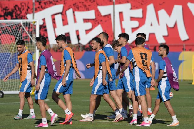 Iran's take part in training session at Centro Xoloitzcuintle in Tijuana, on June 22, 2026, during the 2026 World Cup football tournament.  (Photo by Guillermo Arias / AFP)