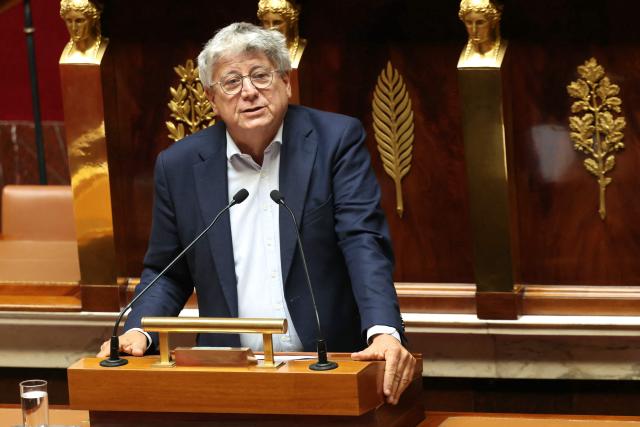 La France Insoumise - Nouveau Front Populaire's MP Eric Coquerel speaks during a formal vote on the draft constitutional reform bill that would grant unprecedented “autonomy” to Corsica, at The National Assembly, France's lower house of parliament in Paris on June 23, 2026. (Photo by Alain JOCARD / AFP)