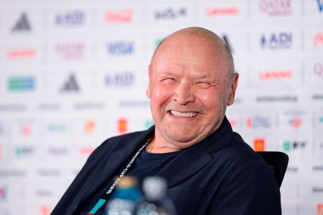 Czech Republic's head coach Miroslav Koubek gives a press conference at Mexico city stadium on June 23, 2026, during the 2026 World Cup football tournament. (Photo by Rodrigo OROPEZA / AFP)