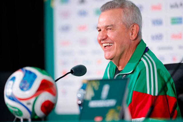 Mexico's head coach Javier Aguirre gives a press conference at the Mexico city stadium, Mexico on June 23, 2026, during the 2026 World Cup football tournament. (Photo by Rodrigo OROPEZA / AFP)