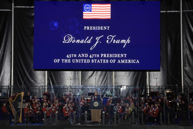 US President Donald Trump speaks during the kick-off celebration for the "Great American State Fair" on the National Mall in Washington, DC, June 24, 2026. The "Great American State Fair" will be held from June 25 to July 10, 2026, to celebrate the 250th anniversary of US independence. (Photo by Jemal COUNTESS / AFP)