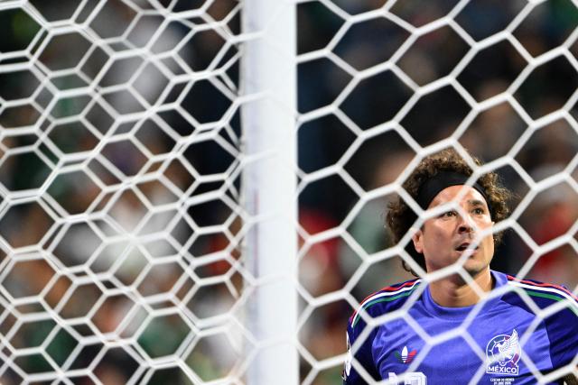 Mexico's goalkeeper #13 Guillermo Ochoa looks on after winning the 2026 World Cup Group A football match between the Czech Republic and Mexico at the Mexico City Stadium in Mexico City on June 24, 2026.  (Photo by CARL DE SOUZA / AFP)