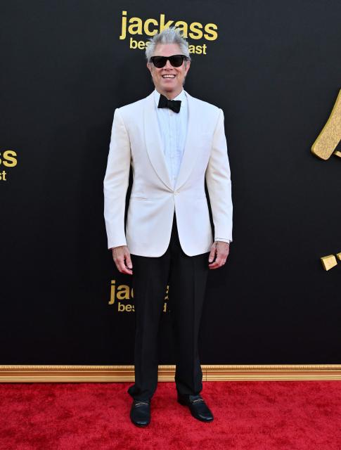 US stunt performer and actor Johnny Knoxville attends the Los Angeles premiere of "Jackass: Best and Last" at the Paramount Theatre in Los Angeles on June 23, 2026. (Photo by LISA O'CONNOR / AFP)