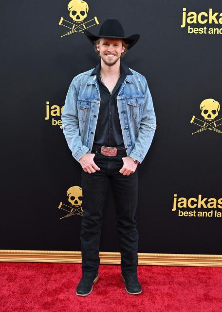 US actor Sterlin English attends the Los Angeles premiere of "Jackass: Best and Last" at the Paramount Theatre in Los Angeles on June 23, 2026. (Photo by LISA O'CONNOR / AFP)