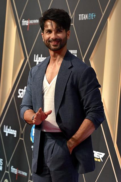 Bollywood actor Shahid kapoor attends the ‘Bollywood Hungama Style Icons Summit and Awards 2026’ in Mumbai on June 24, 2026. (Photo by SUJIT JAISWAL / AFP)