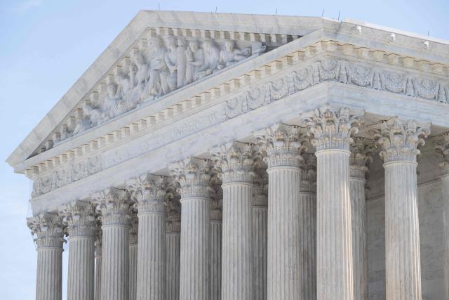 A view of the US Supreme Court in Washington, DC, on June 25, 2026. The US Supreme Court on Thursday backed a Trump administration move to strip deportation protections from some 350,000 Haitians and 6,000 Syrians living in the United States. The conservative-dominated court, in a 6-3 ruling, said the Department of Homeland Security's decision to end Temporary Protected Status (TPS) for Haitian and Syrian immigrants was not subject to judicial review. (Photo by SAUL LOEB / AFP)