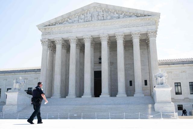 A view of the US Supreme Court in Washington, DC, on June 25, 2026. The US Supreme Court on Thursday backed a Trump administration move to strip deportation protections from some 350,000 Haitians and 6,000 Syrians living in the United States. The conservative-dominated court, in a 6-3 ruling, said the Department of Homeland Security's decision to end Temporary Protected Status (TPS) for Haitian and Syrian immigrants was not subject to judicial review. (Photo by SAUL LOEB / AFP)