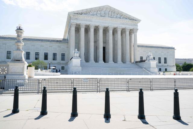 A view of the US Supreme Court in Washington, DC, on June 25, 2026. The US Supreme Court on Thursday backed a Trump administration move to strip deportation protections from some 350,000 Haitians and 6,000 Syrians living in the United States. The conservative-dominated court, in a 6-3 ruling, said the Department of Homeland Security's decision to end Temporary Protected Status (TPS) for Haitian and Syrian immigrants was not subject to judicial review. (Photo by SAUL LOEB / AFP)
