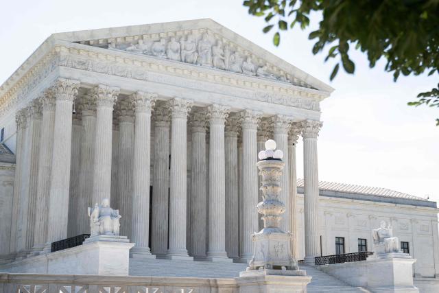A view of the US Supreme Court in Washington, DC, on June 25, 2026. The US Supreme Court on Thursday backed a Trump administration move to strip deportation protections from some 350,000 Haitians and 6,000 Syrians living in the United States. The conservative-dominated court, in a 6-3 ruling, said the Department of Homeland Security's decision to end Temporary Protected Status (TPS) for Haitian and Syrian immigrants was not subject to judicial review. (Photo by SAUL LOEB / AFP)