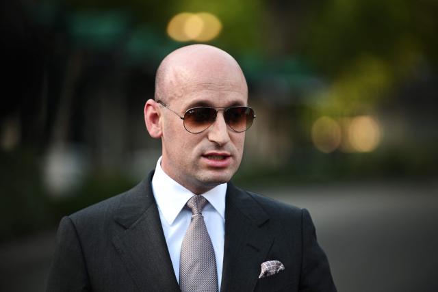 White House Deputy Chief of Staff for Policy and Homeland Security Advisor Stephen Miller speaks to reporters outside of the West Wing of the White House in Washington, DC, on June 25, 2026. (Photo by Mandel NGAN / AFP)