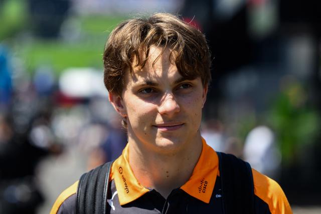 McLaren's Australian driver Oscar Piastri arrives for the first practice session at the Red Bull Ring race track in Spielberg, Austria on June 26, 2026, ahead of the Formula One Austrian Grand Prix. (Photo by MAX SLOVENCIK / APA / AFP) / Austria OUT