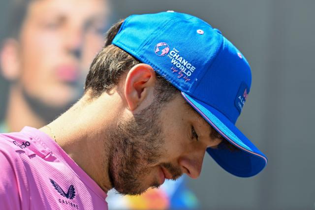 Alpine's French driver Pierre Gasly arrives to the paddock prior to the first practice session at the Red Bull Ring race track in Spielberg, Austria on June 26, 2026, ahead of the Formula One Austrian Grand Prix. (Photo by Andrej ISAKOVIC / AFP)