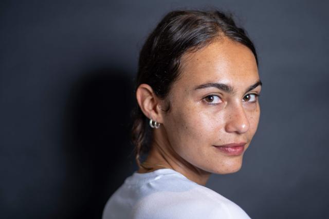 French actress Raika Hazanavicius poses on the sidelines of the Cinema and Film Music La Baule festival, in La Baule, western France on June 26, 2026. (Photo by Sebastien Salom-Gomis / AFP)
