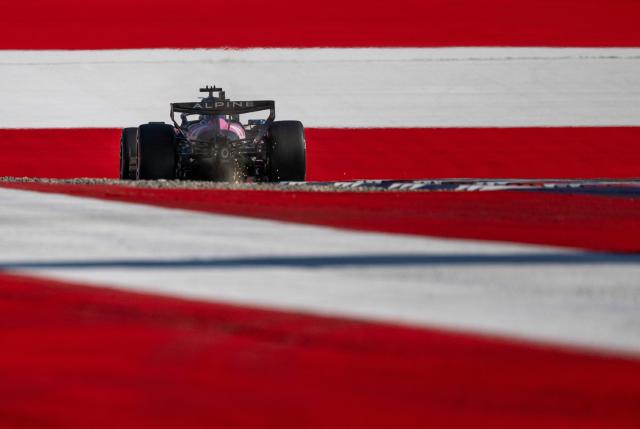 Audi's German driver Nico Hulkenberg drives during the second practice session at the Red Bull Ring race track in Spielberg, Austria on June 26, 2026, ahead of the Formula One Austrian Grand Prix. (Photo by Joe KLAMAR / AFP)