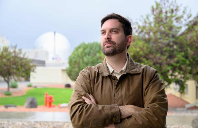 Jodan Bramble, CEO of Anteres Nuclear, stands for a photo at the Idaho National Laboratory in an area west of Idaho Falls, Idaho, on June 25, 2026. Several next-generation small nuclear reactors, widely seen as the future of the sector, are now operational or close to becoming so in the United States -- a major milestone made possible by an influx of private capital and support from the American government. The milestone was put on display in the middle of the Idaho dessert where a cluster of drab hangars might otherwise go unnoticed. (Photo by Josh Edelson / AFP)